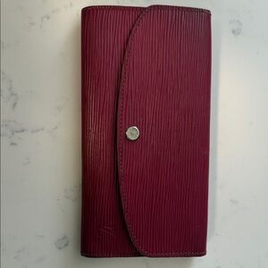 Louis Vuitton Burgundy Wallet
